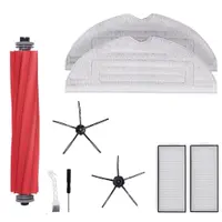Set accesorii PAA-home compatibile cu aspiratorul Roborock S7 MaxV Ultra , filtru 2 buc, perie tambur 1 buc, perie laterala neagra 2 buc, lavete micro