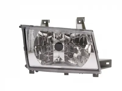 Far Dreapta (H4, electric, fara motoras, culoare insert: cromat) potrivit MITSUBISHI CANTER (FB7, FB8, FE7, FE8) VII, CANTER (FE5, FE6) VI, FUSO