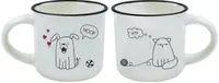Set de cești pentru espresso Legami - Dog & Cat, 2 buc..