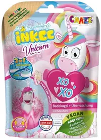 Bombă de baie Craze Inkee - Unicorn, cu figurină surpriză, sortiment