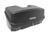 Cutie portbagaj Menabo Nekkar Dark, pe carlig, compatibila cu suport biciclete