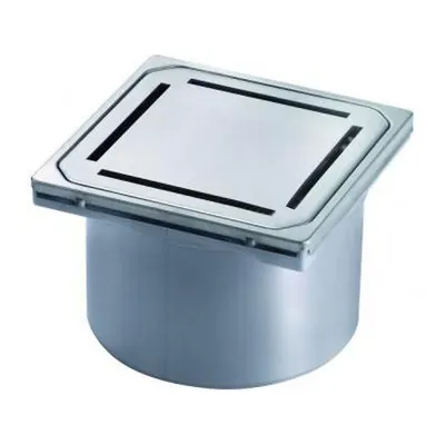 Sifon pardoseala baie cu grilaj Kessel, System 100 Slot Design