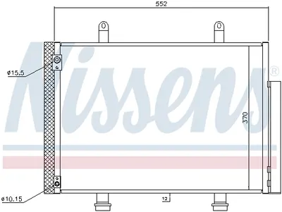 Radiator aer conditionat AC cu uscator potrivit SUZUKI SWIFT IV 1.2 1.3D 1.6 10.10