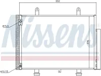 Radiator aer conditionat AC cu uscator potrivit SUZUKI SWIFT IV 1.2 1.3D 1.6 10.10-