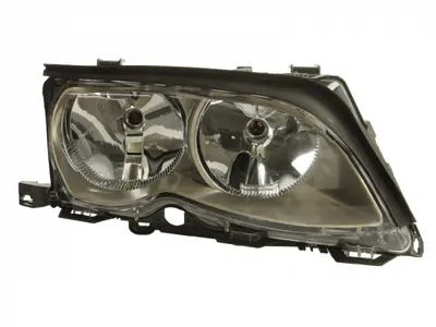 Far dreapta (H7, reglaj electric, cu motoras, fundal cromat) BMW Seria 3 2001-2006