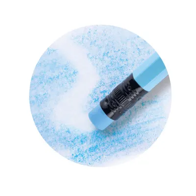 Creioane color 12culori, hexagonale, cu radiera, Pelikan