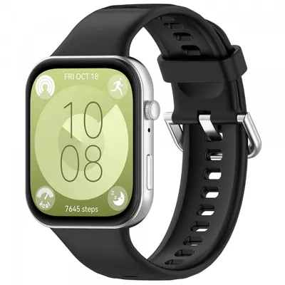 Curea Techsuit W061 pentru Huawei Watch Fit 5 Pro / Fit 5 / Fit 4 Pro / Fit 4 / Fit 3, Neagra