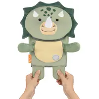 Rucsac gradinita Mini Zoomies, 29x21x12cm, Green Dino, Tiger Family