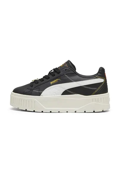 Pantofi sport flatform Karmen II Class Act - Auriu/Negru/Alb murdar