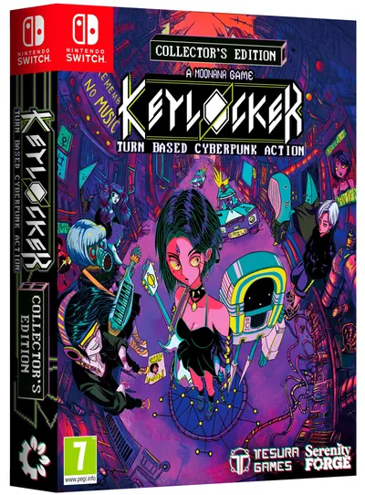Keylocker:Turn Based Cyberpunk Action - Collector's Edition (Nintendo Switch)
