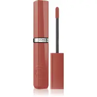 L’Oréal Paris Infaillible Laque Resistance Ruj de buze lichid, de lunga durata ofera hidratare si stralucire culoare 320 Almond Nude 4.3 ml