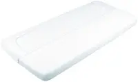 Cearsaf impermeabil cu elastic Baby Matex - Tencel, 60 х 120 cm, alb