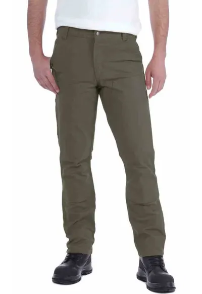 Pantaloni barbati - Bumbac - Verde - Verde