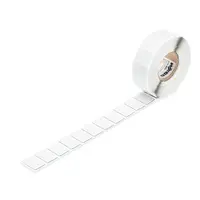 Push-button marker; 27 x 18 mm; silver-colored