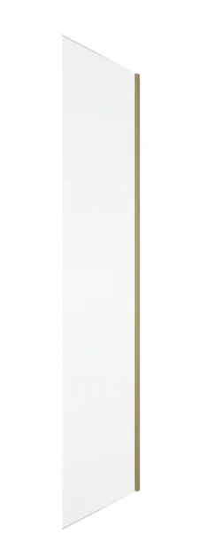 Perete dus 100x200 cm, auriu periat, grosime sticla 8 mm, tratament anticalcar, Ronal Oriana