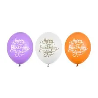 Baloane latex happy birthday 30 cm 50 buc