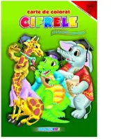 Cifrele - Carte de colorat cu exercitii grafice (format A4)