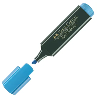Textmarker Faber-Castell 48 - Albastru