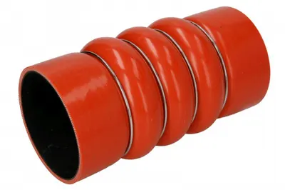 Furtun intercooler (partea evacuare, 88mmx200mm, rosu) IVECO S-WAY, STRALIS I, STRALIS II, TRAKKER I, TRAKKER II, X-WAY F2BE0681F-F3HFL611G dupa 2004