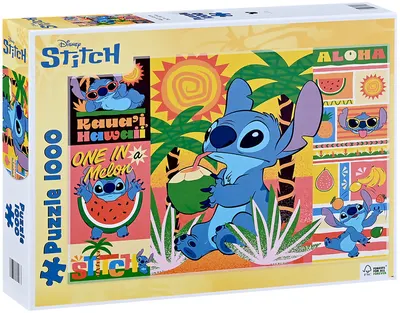 Puzzle Trefl din 1000 de piese - Stitch
