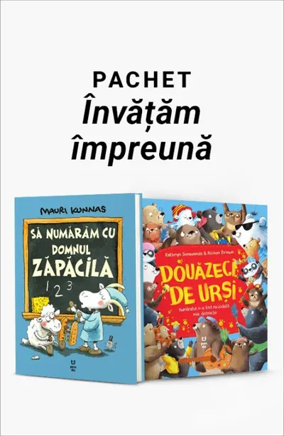 Pachet Învățăm împreună. Să numărăm cu domnul Zăpăcilă/Douăzeci de urși