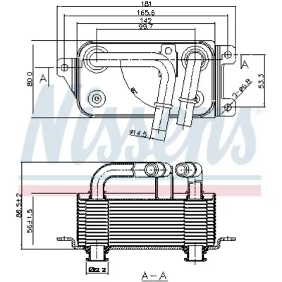 Radiator ulei, ulei motor NISSENS 90911