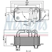 Radiator ulei, ulei motor NISSENS 90911