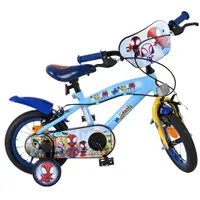 Bicicletă pentru copii cu roți ajutătoare E&L cycles - Spidey and His Amazing Friends, 12''
