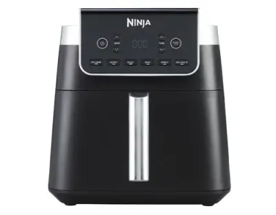 Friteuza cu aer cald Ninja Max Pro AF180EU, 2000 W, 6.2 l, capacitate mancare 1.2 kg, 6 programe, temperatura 40 - 240 °C, oprire automata (Negru)