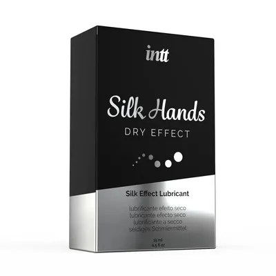 Lubrifiant siliconic, Intt, Silk Hands, alb, 15 ml