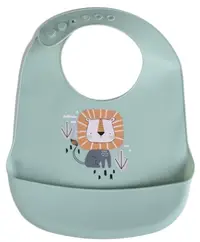 Bavetă din silicon Cangaroo - Rooibos, albastra