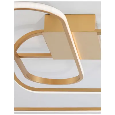 Plafoniera ARTE Auriu Aluminiu & Acrylic LED 38.4 Wat 230 Volt 2604Lm 3000K IP20
