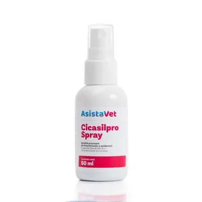 Solutie Dermatologica Cicasilpro Spray, AsistaVet, 50 ml