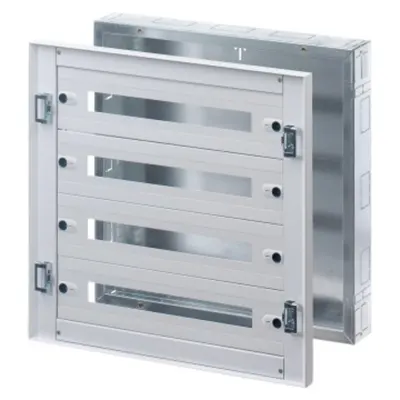 CVX Tablou electric 160I - FLUSH-MOUNTING - 600x600x105- 96(24x4) module - IP30 - WITHOUT DOOR - GREY RAL7035