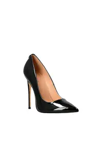 Pantofi eleganti cu toc Piele naturala - Negru - Negru