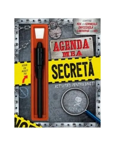 Agenda mea secretă. Activități pentru băieți - Hardcover - ***