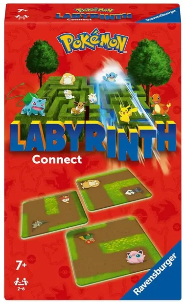 Joc de societate Labyrinth Connect: Pokemon - Pentru copii