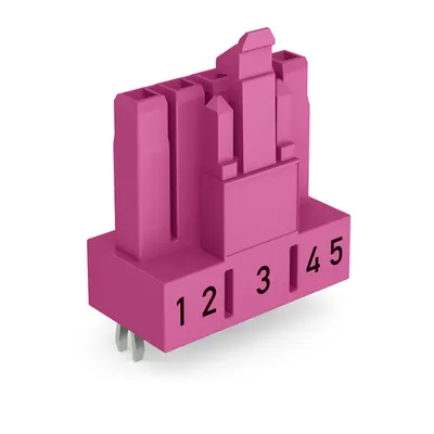 Socket for PCBs; straight; 5-pole; Cod. B