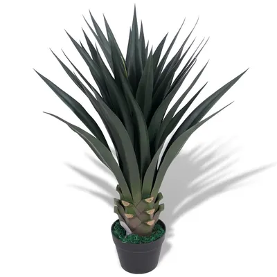 Gossi planta yucca artificiala cu ghiveci, 85 cm, verde