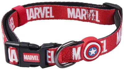 Zgardă pentru câine Cerda Marvel: Avengers - Logos, mărimea S/M