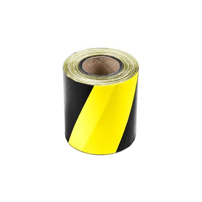 Maan banda atentionare negru-galben 707 85 mm x 100 m