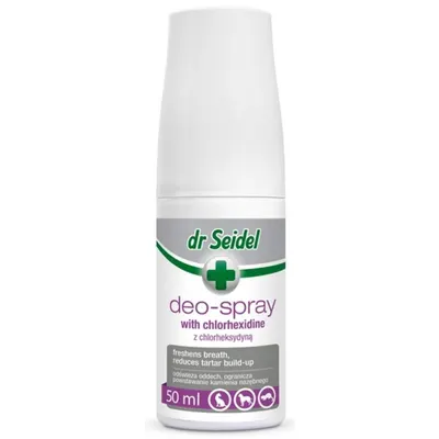 Deo Spray pentru Igiena Orala pentru Caini si Pisici, Dr. Seidel, 50 ml