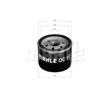 Filtru ulei MAHLE ORIGINAL OC 11