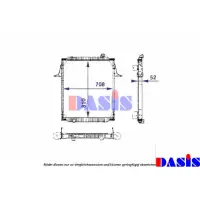 Radiator, racire motor AKS DASIS 390000N