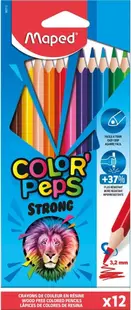 Creioane colorate Maped Color Peps - Strong, 12 culori