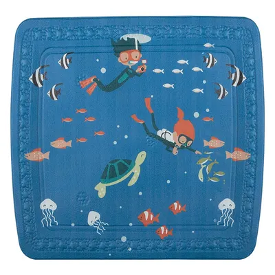 Covoraș antiderapant pentru copii pentru duș 55x55 cm Scuba Diver – Spirella
