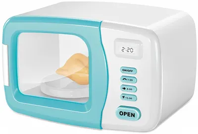 Jucărie pentru copii Raya Toys - Cuptor cu microunde My Home, albastru