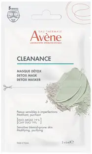 Avène Cleanance Masca detoxifiantă de față, 2 x 6 ml