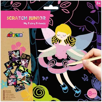 Scratch desene Avenir - Zâne, 8 buc.