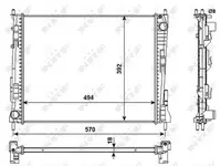 Radiator apa racire motor RENAULT TWINGO II, WIND 1.2 1.5D 1.6 dupa 2007